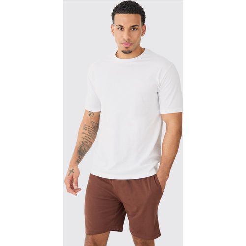 Ensemble confort avec t-shirt et short homme - L - Boohooman - Modalova