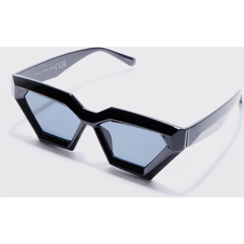 Chunky Plastic Sunglasses In Black - Boohooman - Modalova