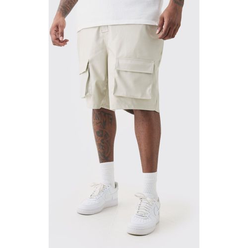 Grande taille - Short cargo à taille fixe - 38 - Boohooman - Modalova