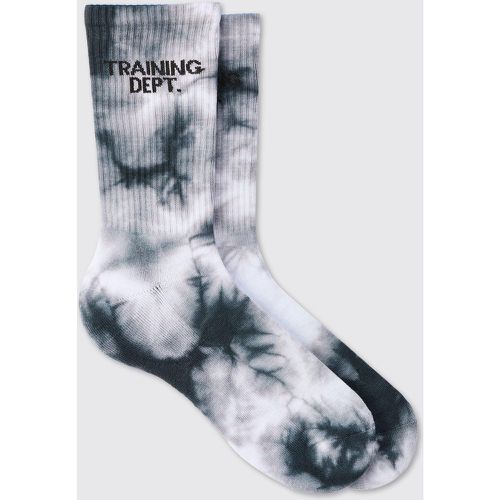 Chaussettes de sport tie dye à slogan - MAN Active - ONE SIZE - Boohooman - Modalova