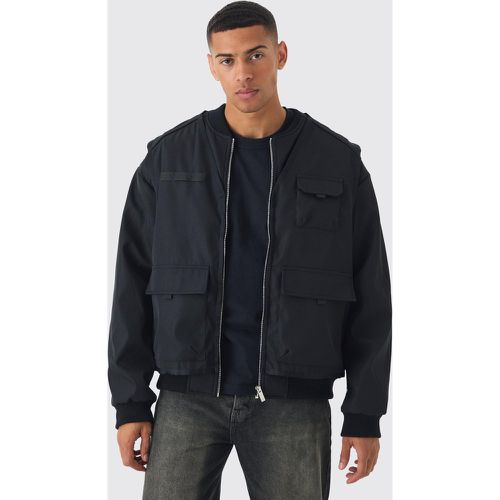 Bomber utilitaire à manches longues homme - S - Boohooman - Modalova