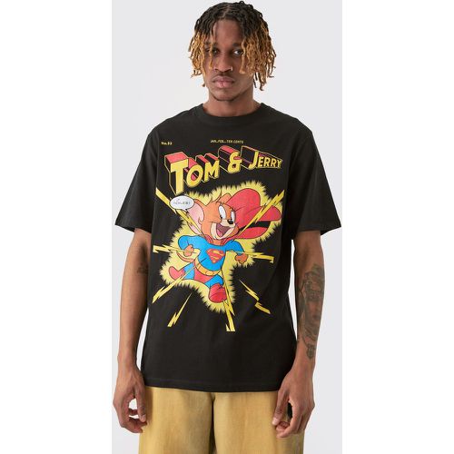 Tall Tom & Jerry Print License T-shirt - Boohooman - Modalova