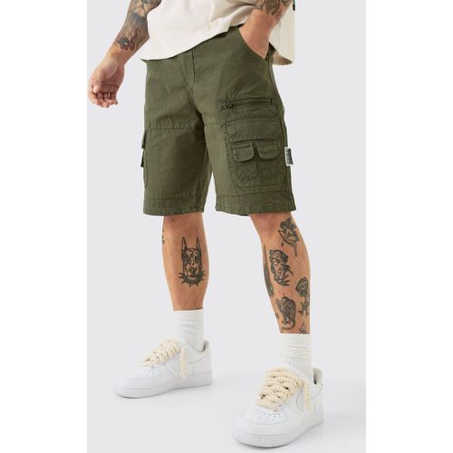 Short cargo à taille élastiquée - S - Boohooman - Modalova