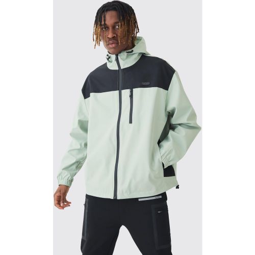 Tall - Coupe-vent oversize color block - S - Boohooman - Modalova