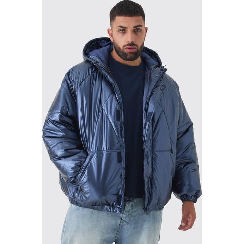 Grande taille - Doudoune oversize métallisée - XXXL - Boohooman - Modalova