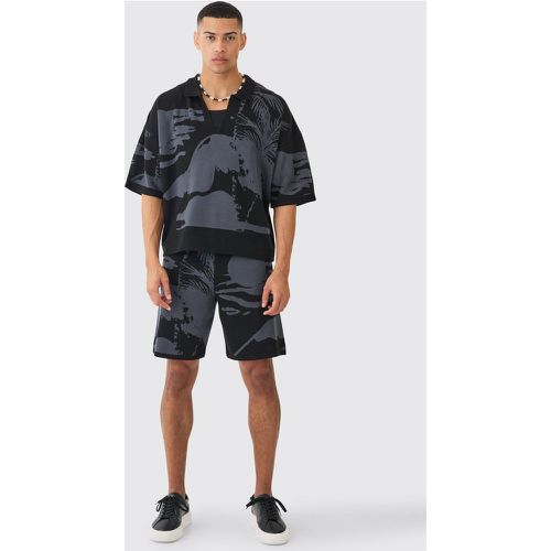 Ensemble avec polo oversize et short - S - Boohooman - Modalova