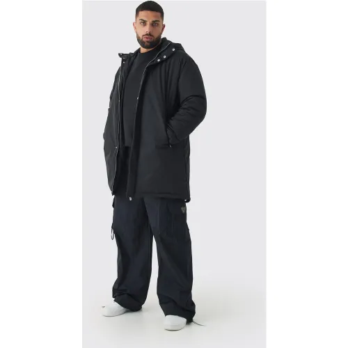 Grande taille - Veste matelassée à capuche en homme - XXL - Boohooman - Modalova