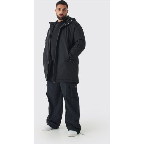 Grande taille - Veste matelassée à capuche en homme - XXXL - Boohooman - Modalova