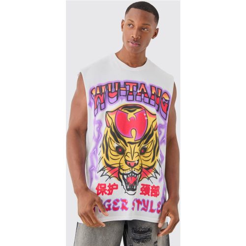 Débardeur oversize à imprimé Wu-Tang homme - L - Boohooman - Modalova
