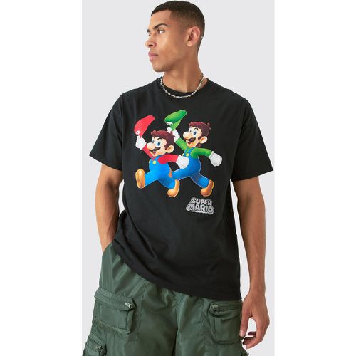 Oversized Super Mario License T-shirt - Boohooman - Modalova