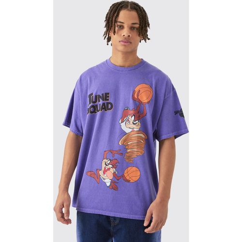 Oversized Looney Tunes Taz License T-shirt - Boohooman - Modalova