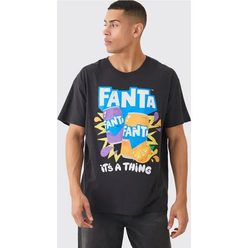 Oversized Fanta License T-shirt - Boohooman - Modalova