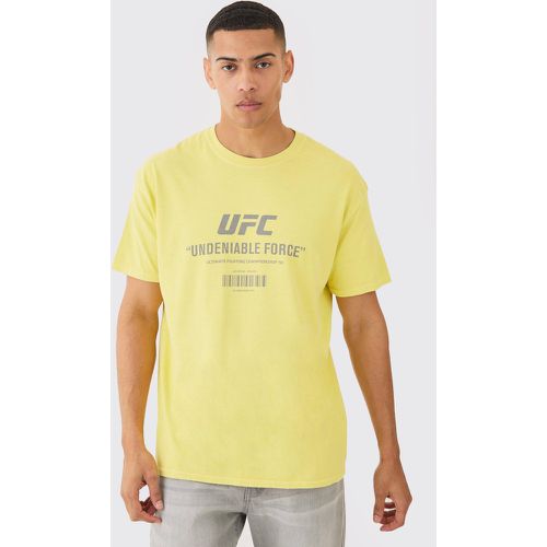 T-shirt oversize à imprimé UFC - S - Boohooman - Modalova