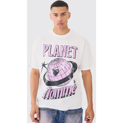 Oversized Planet T-shirt - Boohooman - Modalova