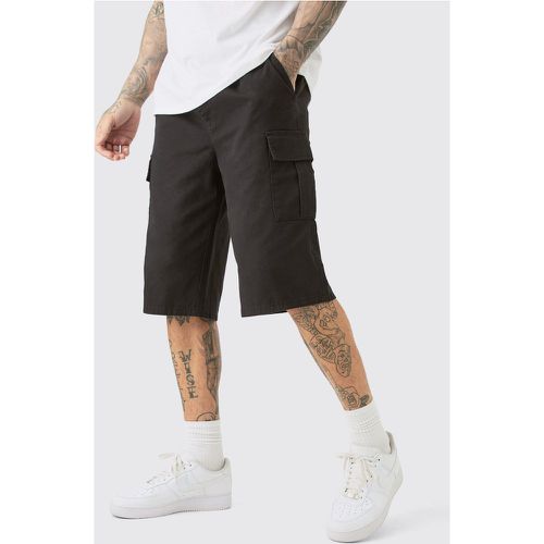 Tall - Short cargo large à taille élastiquée - M - Boohooman - Modalova