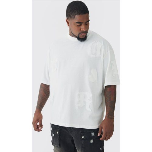 Grande taille - T-shirt oversize à imprimé cachemire - XXXL - Boohooman - Modalova