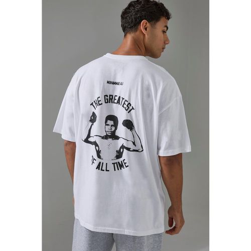 T-shirt oversize à imprimé Muhammad Ali - S - Boohooman - Modalova