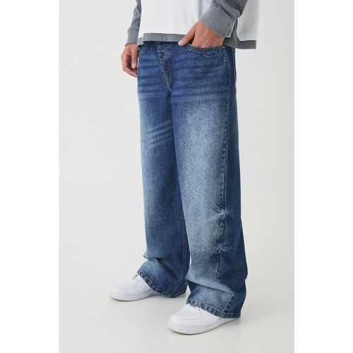 Jean large délavé - 28R - Boohooman - Modalova