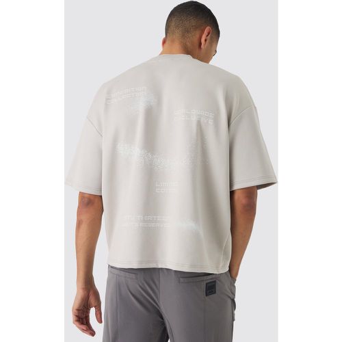 T-shirt oversize imprimé - S - Boohooman - Modalova