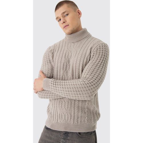 Pull à col roulé et manches longues - S - Boohooman - Modalova