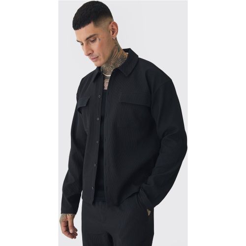 Tall - Surchemise cargo plissée - 2XL - Boohooman - Modalova