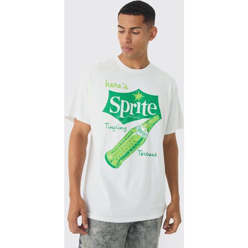 T-shirt oversize imprimé Sprite - M - Boohooman - Modalova