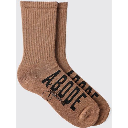 Chaussettes à broderie Abode - ONE SIZE - Boohooman - Modalova