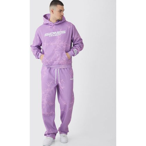 Tall - Survêtement oversize imprimé - S - Boohooman - Modalova