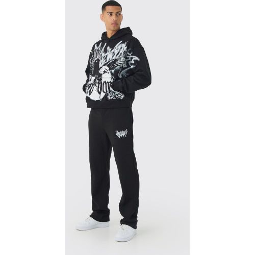 Survêtement oversize à coutures apparentes - L - Boohooman - Modalova