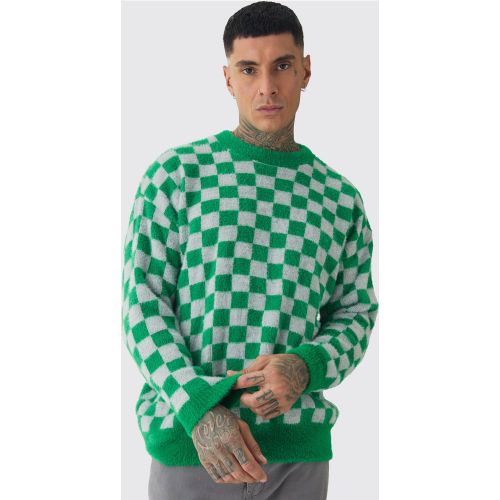 Tall - Sweat à carreaux - S - Boohooman - Modalova