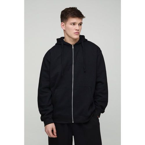 Tall - Sweat à capuche oversize zippé homme - S - Boohooman - Modalova