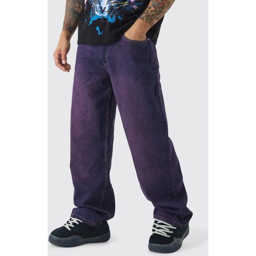 Jean large foncé - 28R - Boohooman - Modalova