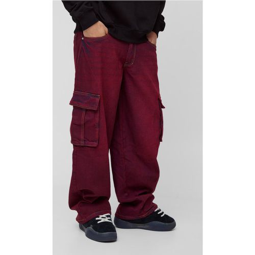 Jean cargo baggy surteint - 28R - Boohooman - Modalova