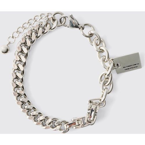 Bracelet é en chaîne épaisse - ONE SIZE - Boohooman - Modalova