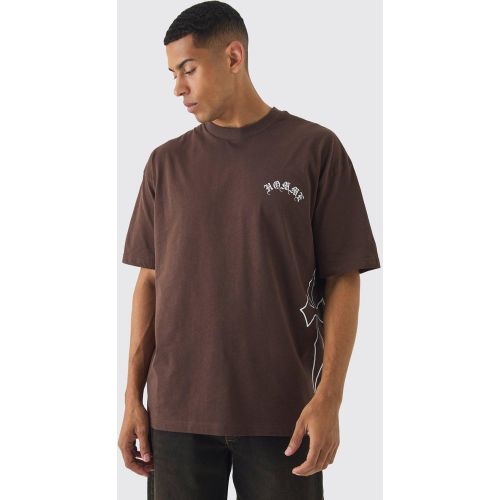 T-shirt oversize imprimé - L - Boohooman - Modalova