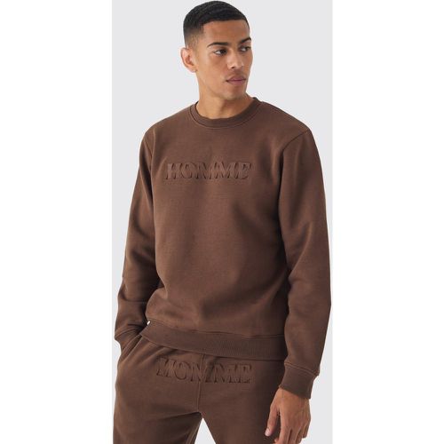 Sweat imprimé en mélange homme - S - Boohooman - Modalova