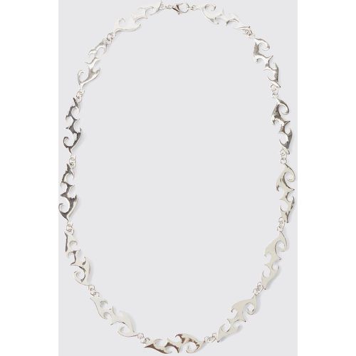 Collier en chaîne métallisée - ONE SIZE - Boohooman - Modalova