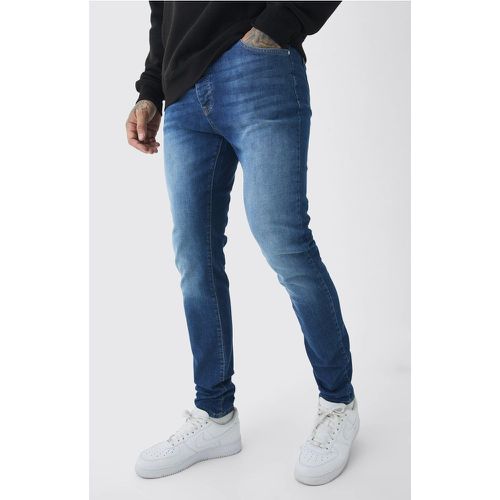 Tall - Jean skinny stretch teinté - 30 - Boohooman - Modalova