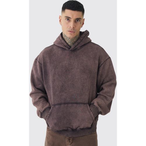 Tall - Sweat à capuche oversize délavé homme - S - Boohooman - Modalova