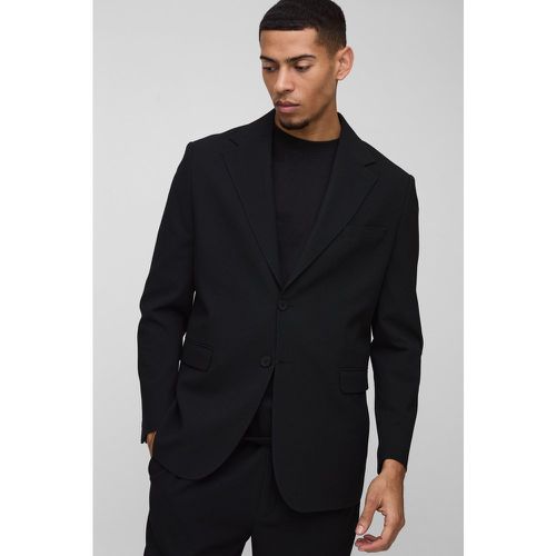 Blazer droit texturé - 34 - Boohooman - Modalova