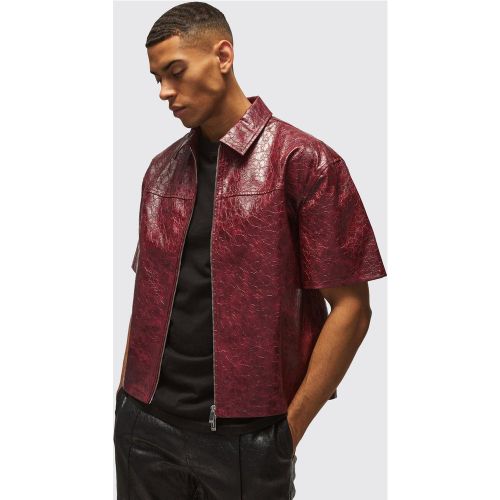 Chemise oversize à imprimé serpent - S - Boohooman - Modalova