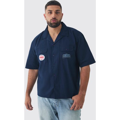 Grande taille - Surchemise à écussons - XXXL - Boohooman - Modalova