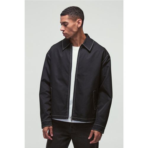 Bomber à coutures contrastantes - MAN homme - S - Boohooman - Modalova