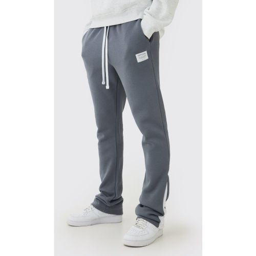 Jogging slim flare à soufflet - S - Boohooman - Modalova
