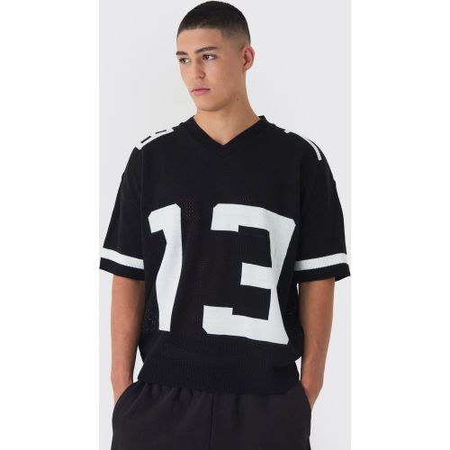 Pull universitaire à coutures apparentes - M - Boohooman - Modalova