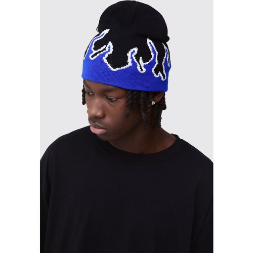 Bonnet à imprimé feu - ONE SIZE - Boohooman - Modalova