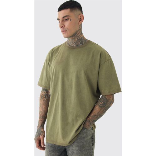 Tall - T-shirt oversize délavé - S - Boohooman - Modalova