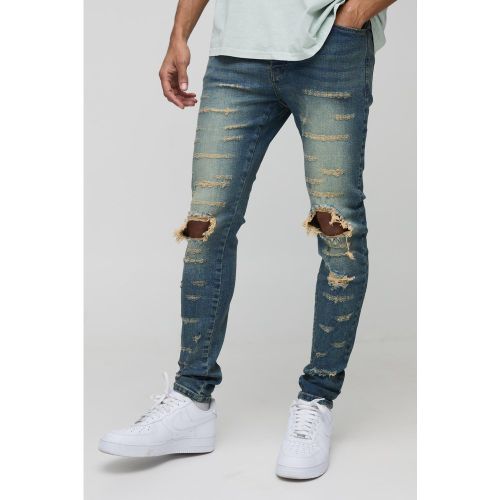 Jean skinny déchiré - 32R - Boohooman - Modalova