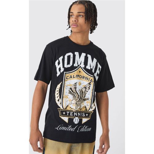 T-shirt à imprimé California - S - Boohooman - Modalova