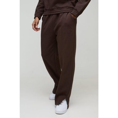 Jogging large fendu à poches - S - Boohooman - Modalova
